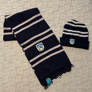 Harry Potter Ravenclaw scarf and beanie set